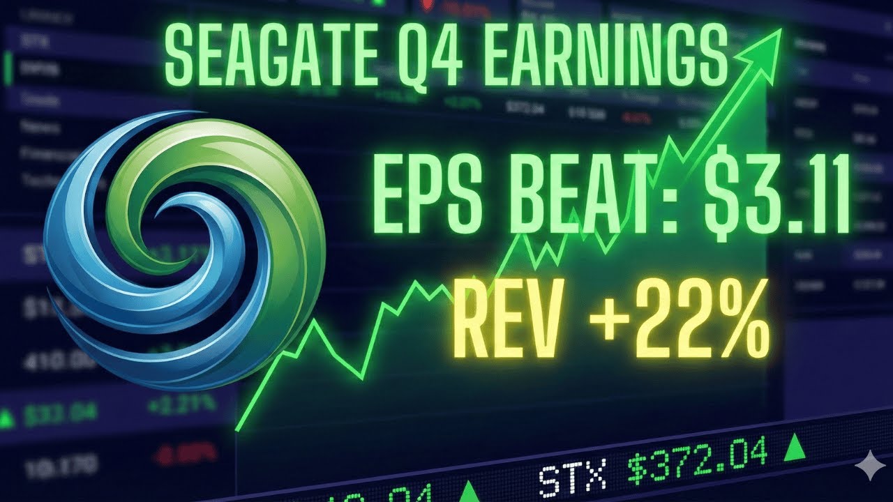 Компания Seagate (STX) ошеломляет прибылью: 32-терабайтные накопители, бум искусственного интелле...