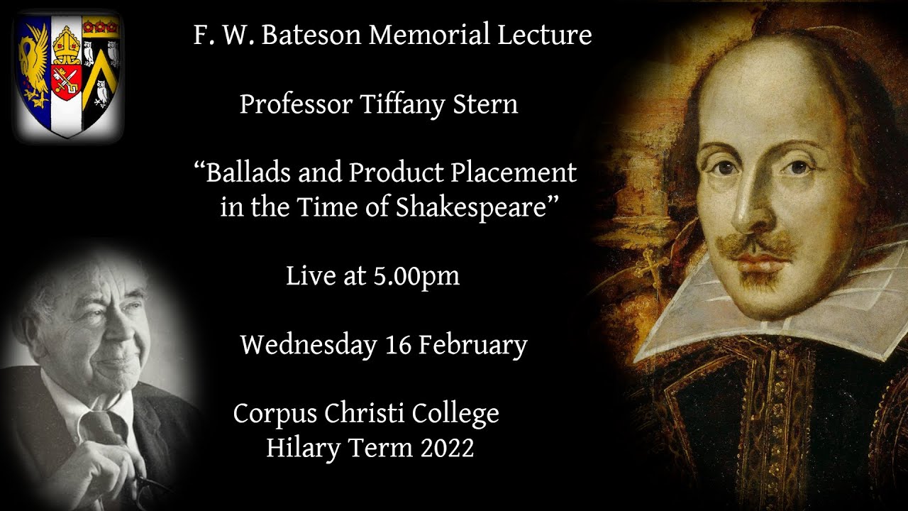 F. W. Bateson Memorial Lecture