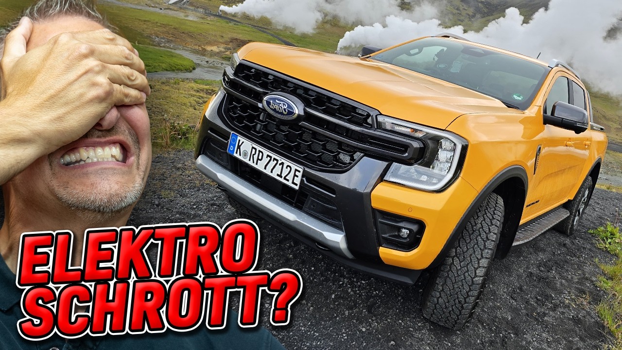 Ford Ranger Plug-in-Hybrid im Härtetest – Offroad-Desaster auf Island?! 😱