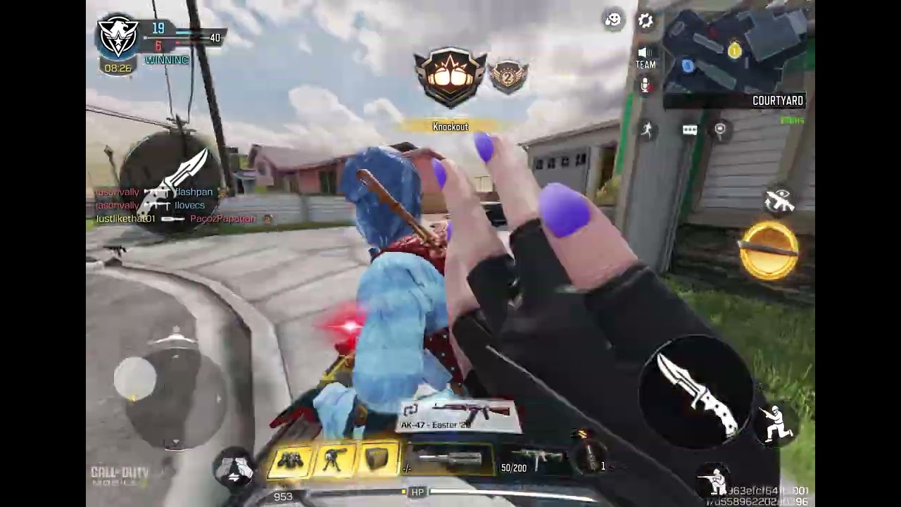 Only using melee weapons #codm