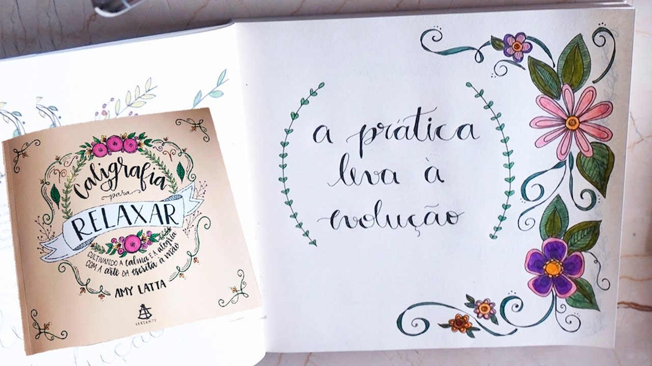 VEDA #2 Caligrafia para Relaxar, raminhos decoração ♡ Estação Fofa Shop