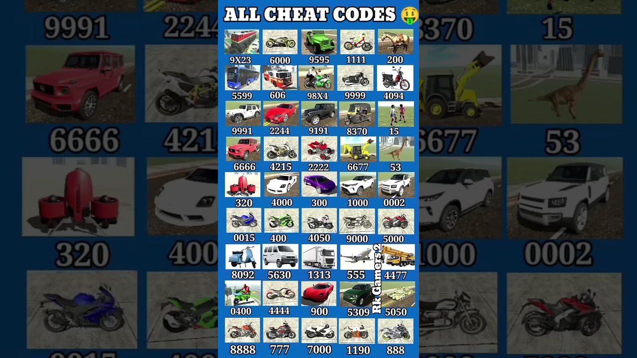 Real code 💥 Indian bike driving 3d all new cheat code update + plugin cheat code