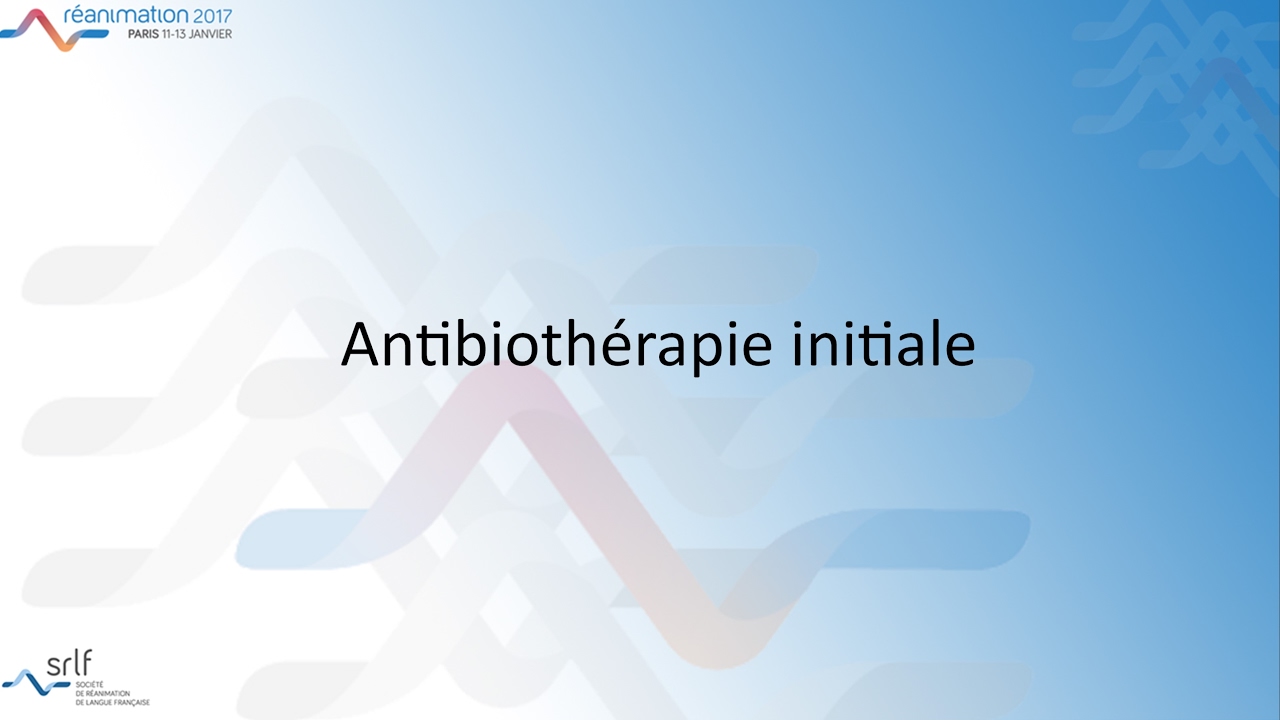 Réanimation 2017 - Sepsis aux urgences M. WOLFF