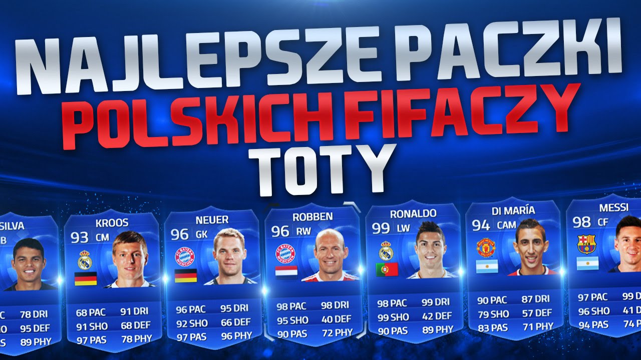 NAJLEPSZE PACZKI POLSKICH FIFACZY - TOTY | TOTY RONALDO & TOTY MESSI IN PACKS ! | FIFA 15