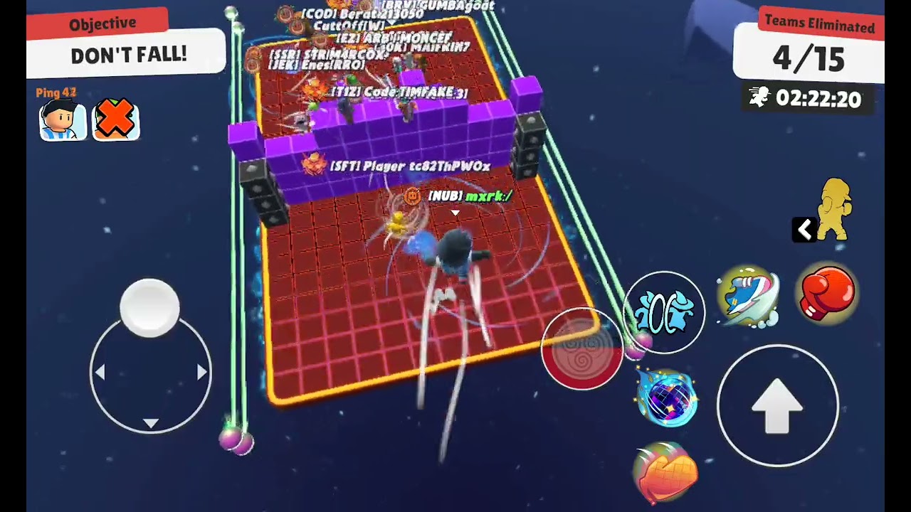 Playing 1 game with Anand gamer in stumble guys