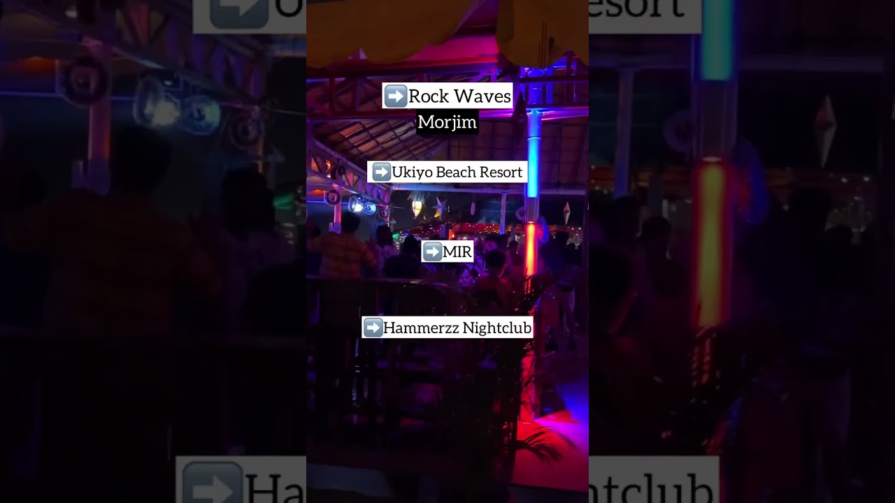 Top 5 party places in goa 😍#party #enjoy #beautiful #goa #goan
