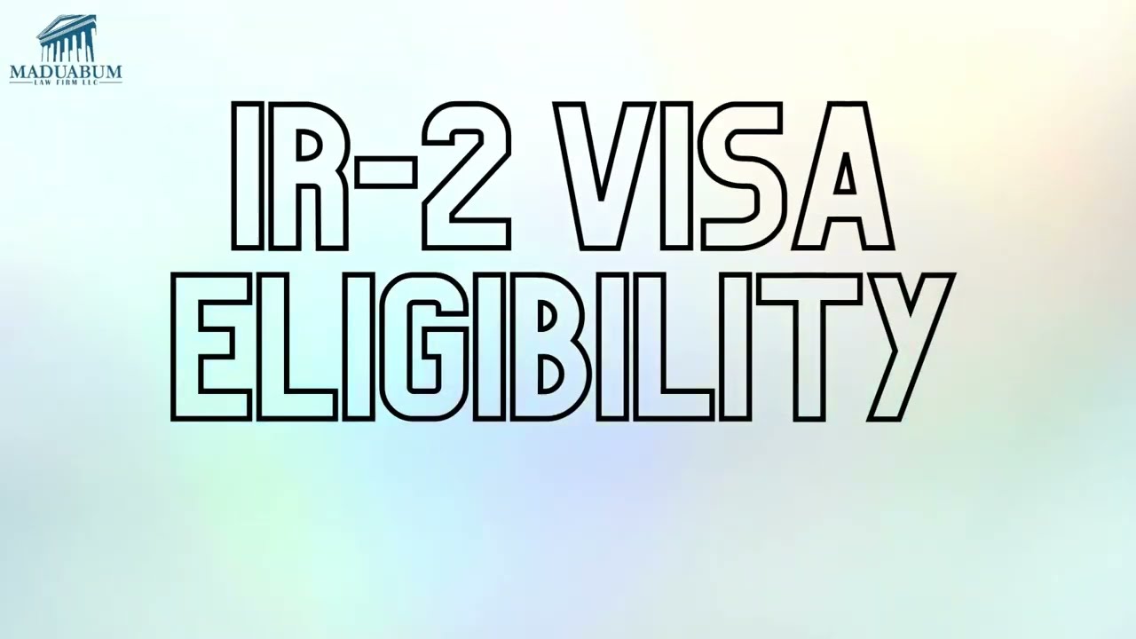 The Basics of the IR-2 Visa. Did you know these before?? #immigrationattorney #immigrants