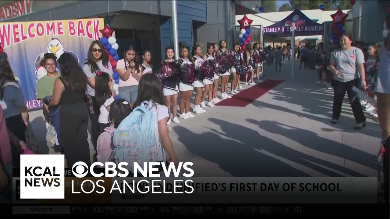 Rowland Unified School District students are back to school