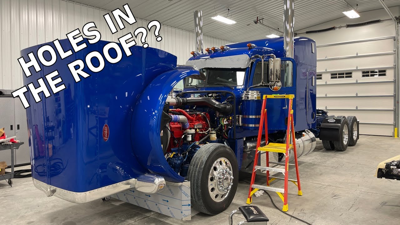 Chicken Lights and CHROME for my New Peterbilt 389!