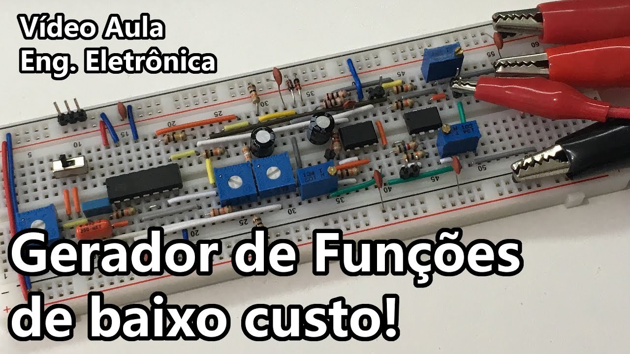 MONTE UM GERADOR DE FUNÇÕES DE BAIXO CUSTO! | Vídeo Aula #300