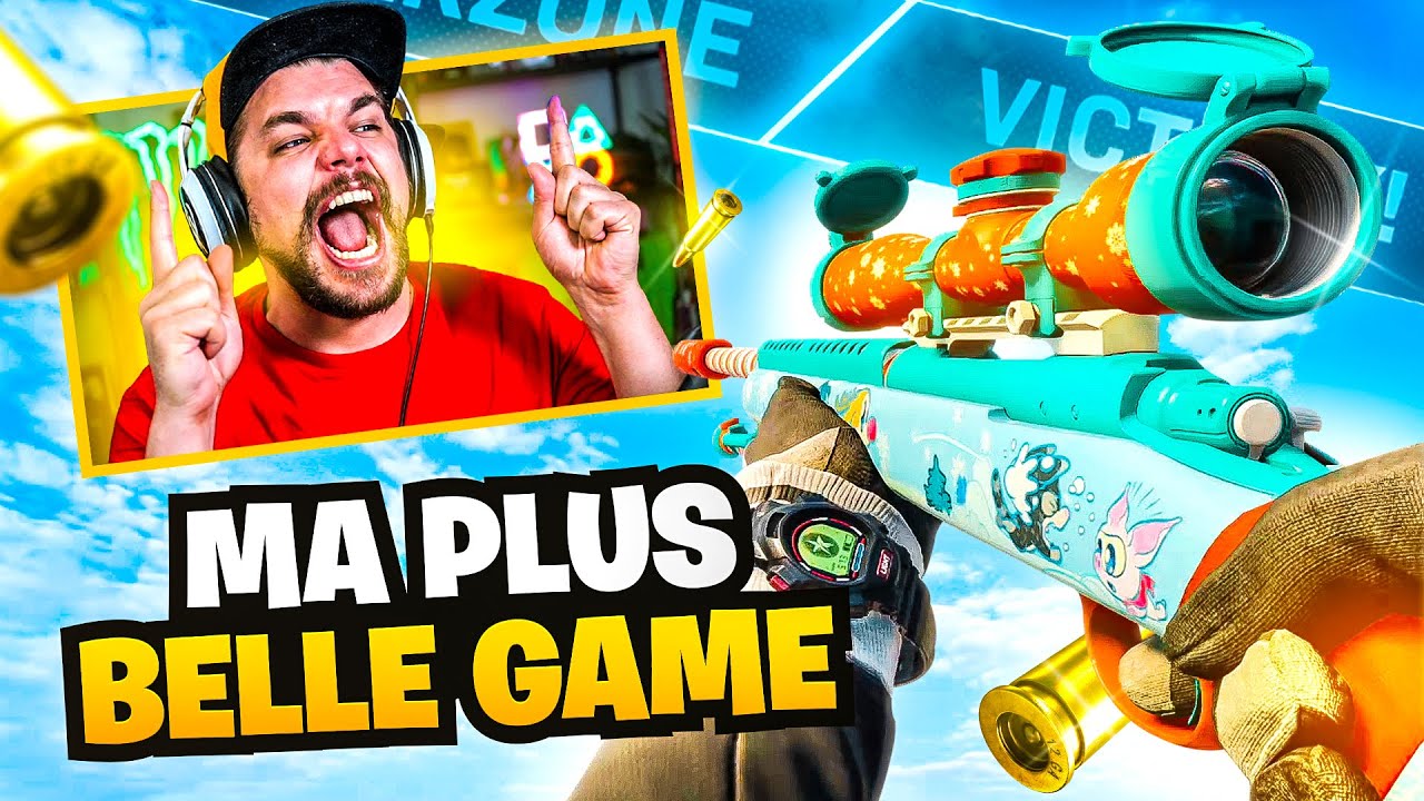 Ma PLUS BELLE GAME au SNIPER sur WARZONE ! (Un final en solo vs trio)