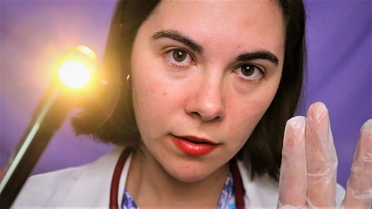 ASMR Ежегодный медицинский осмотр 👩🏻‍⚕️💉