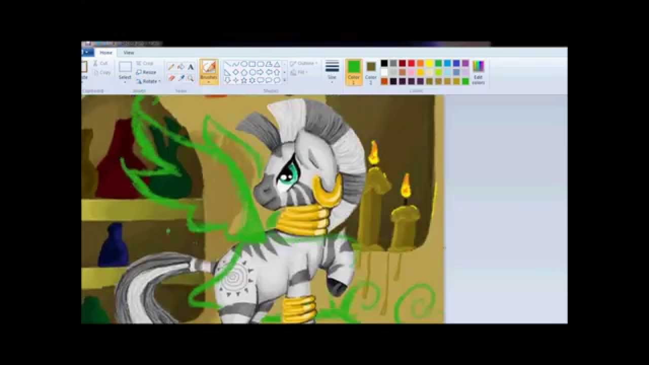 Zecora in MS Paint