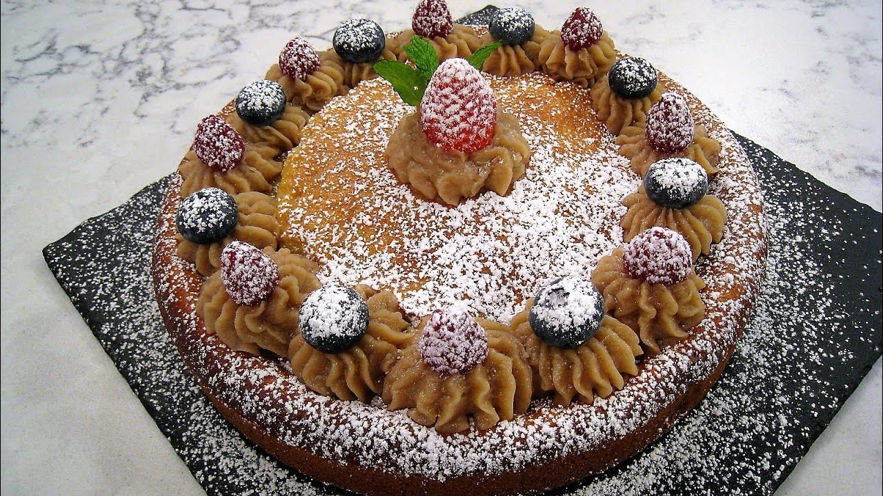Tarta de castañas