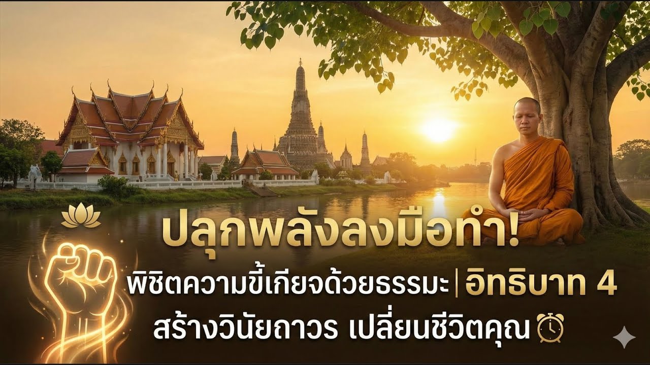 ปลุกพลังลงมือทำ! พิชิตความขี้เกียจด้วยธรรมะ | อิทธิบาท 4 สร้างวินัยถาวร เปลี่ยนชีวิตคุณ
