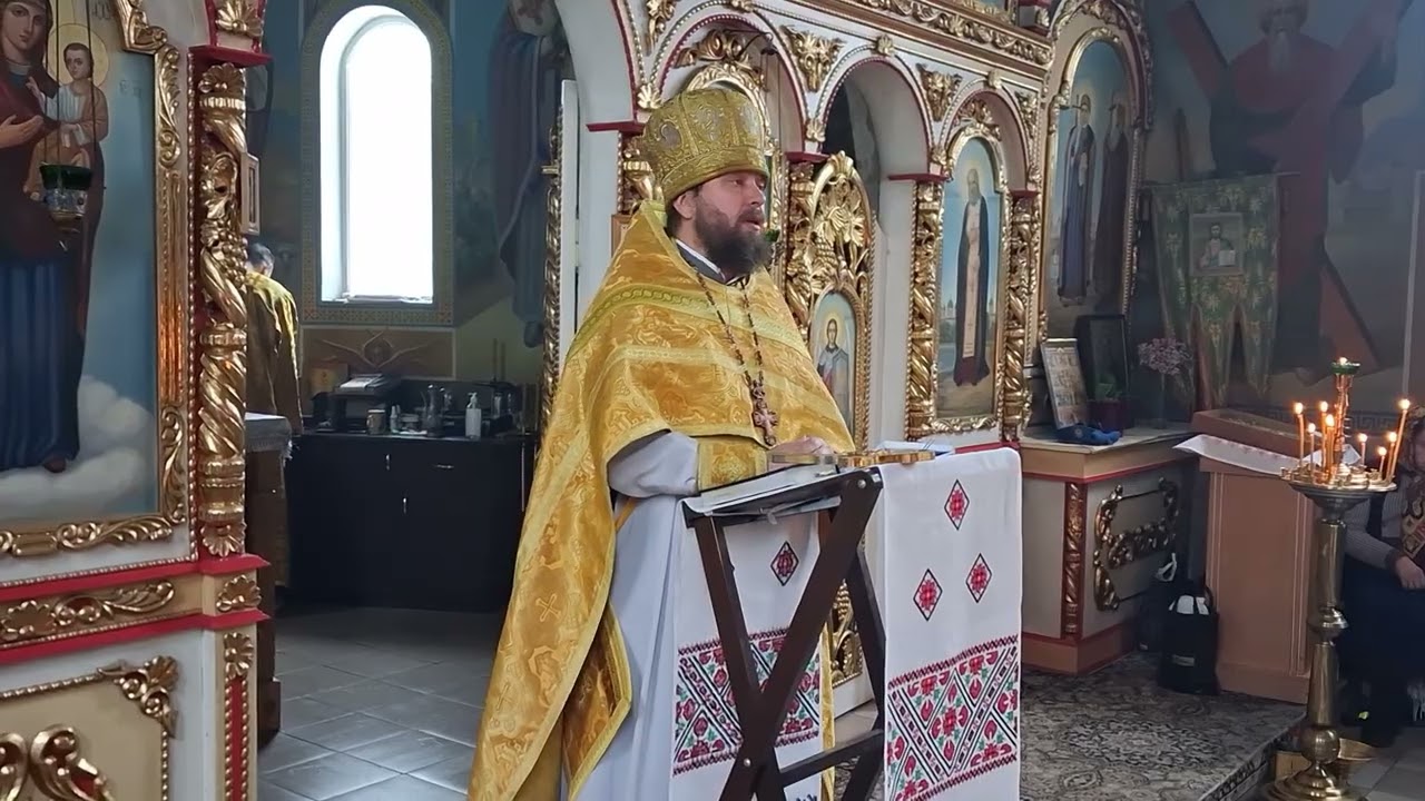 Вінниця Храм св. прп. Серафима Саровського чудотворця. Неділя 33-а після П'ятдесятниці 25 січ 2026р