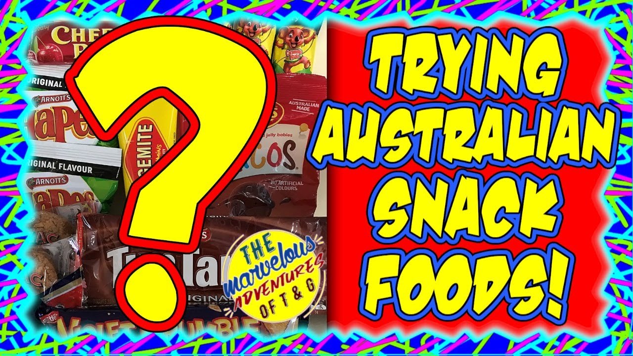 Trying Australian Snack Foods