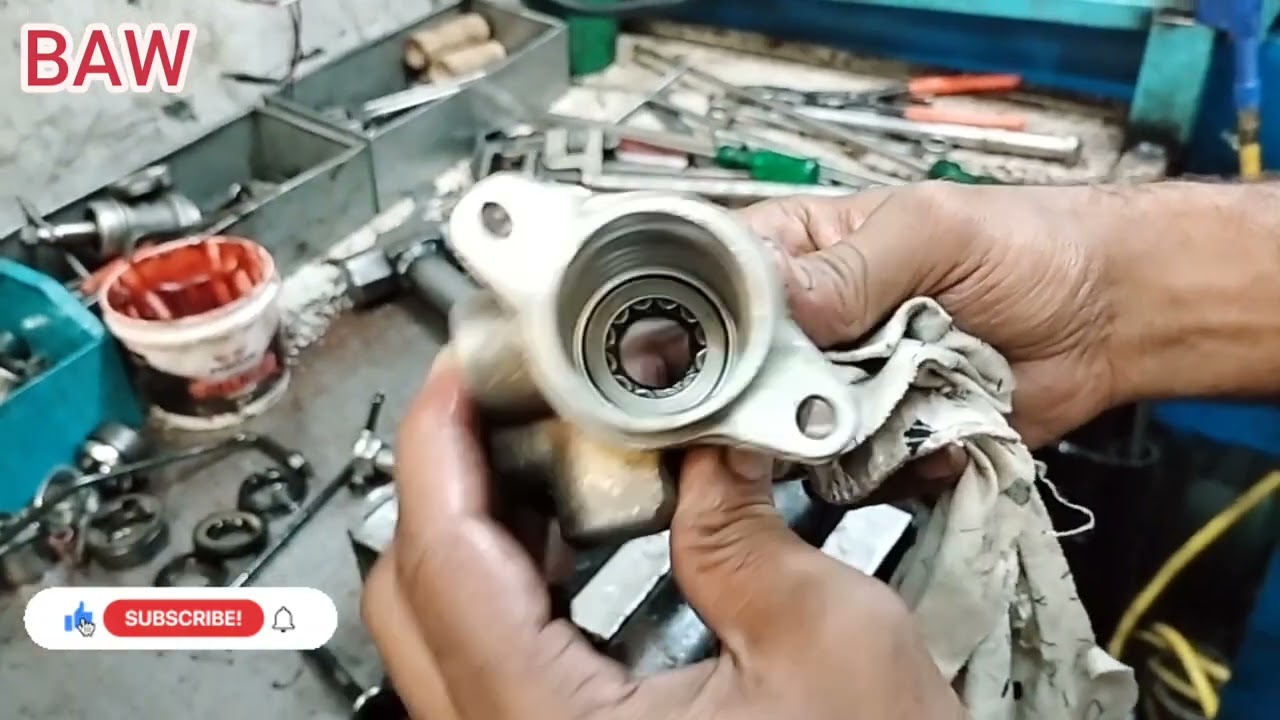 Mahindra Bolero power steering rack repairing and pinion #car #powersteering