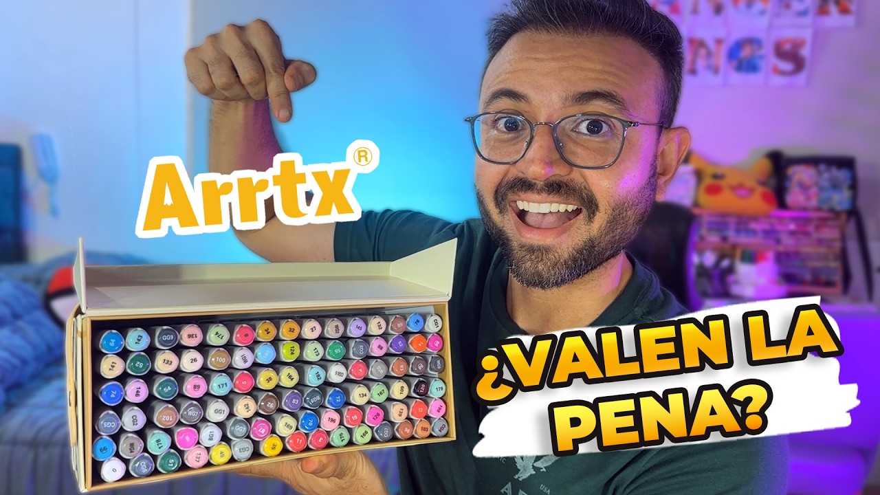 90 Marcadores de Alcohol ARRTX OROS… ¿Valen la Pena? 🤔#arrtxoros90 #alcoholmarkerdrawings