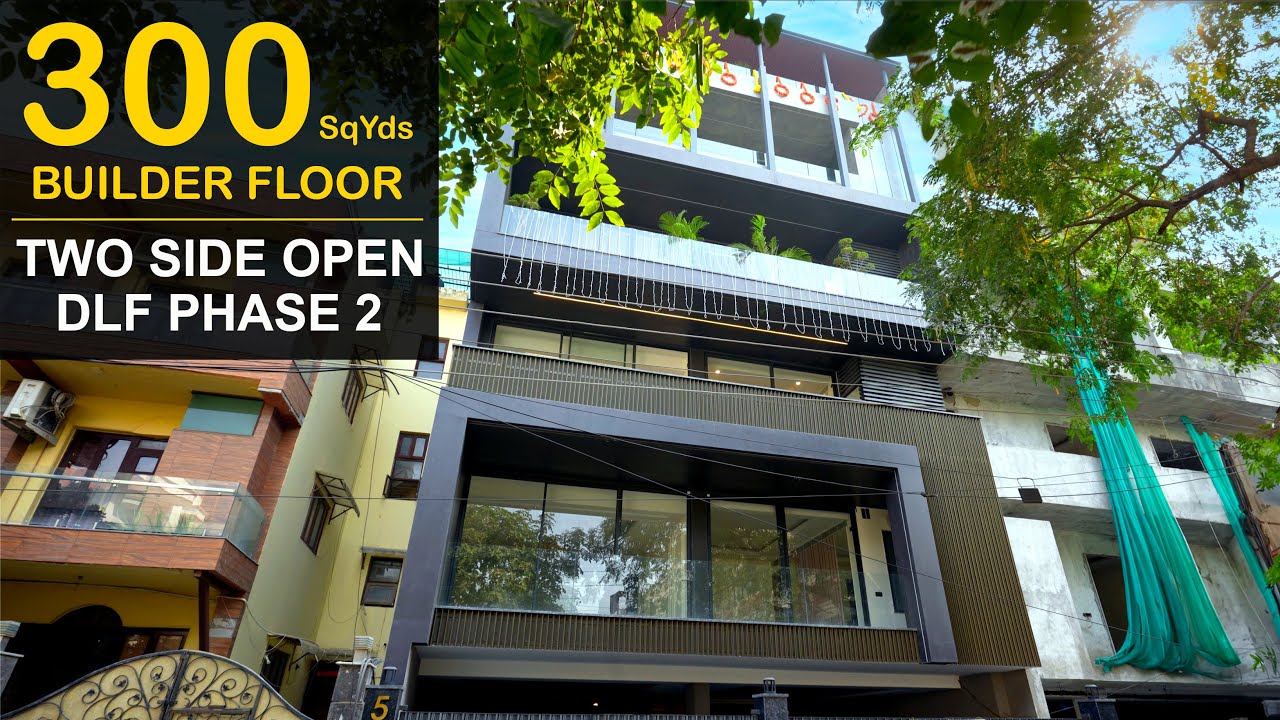 Luxurious 300 SqYds Builder Floor | Two Side Open | DLF Phase 2 Gurgaon