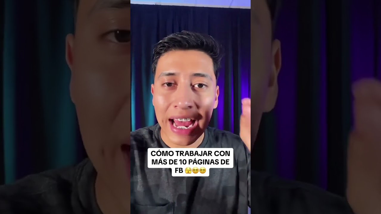 Respuesta a Laison LaiL como trabajar con mas de 10 paginas 😵&zwj;💫 Monetizar Facebook Community Manager