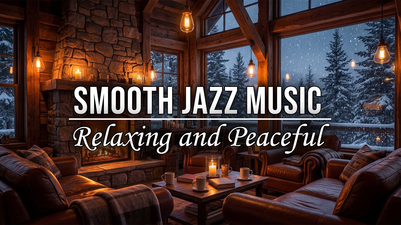 Smooth Jazz Music for Cozy Nights | Romantic Slow Instrumentals & Calm Ambience