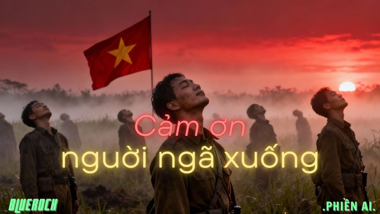 Cảm ơn người ngã xuống - Nhạc yêu quê hương đất nước #nhachay  #bluerock  #nhachaymoingay