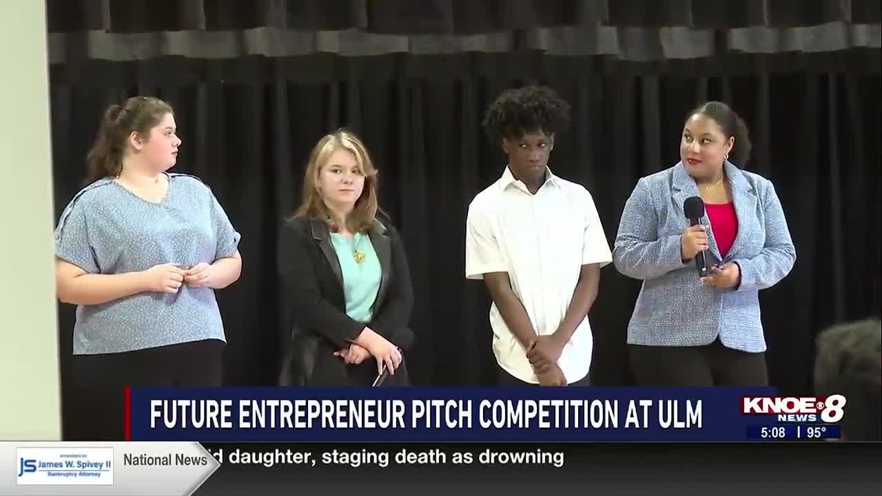 Student&rsquo;s showcase their business skills at the entrepreneur pitch competition at ULM
