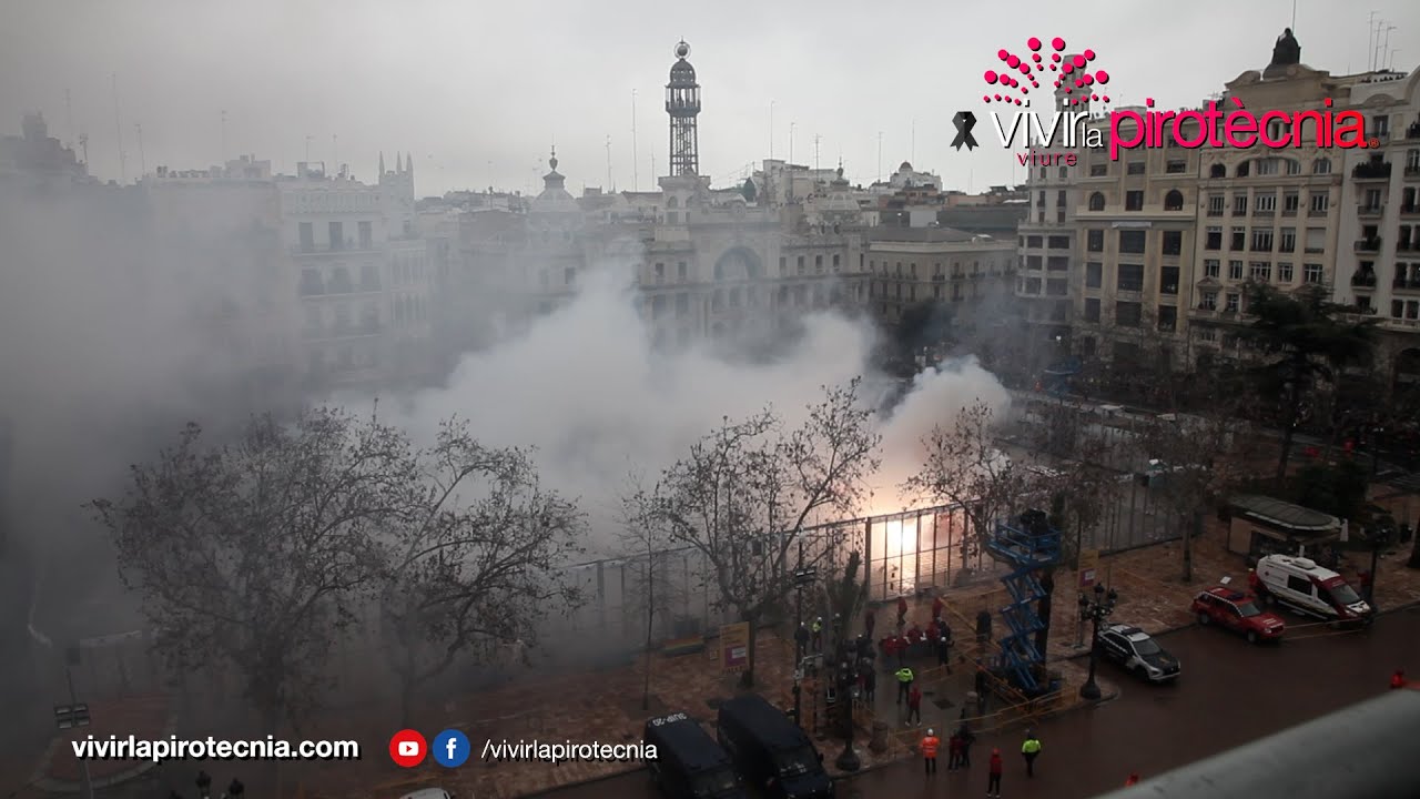 Fallas Valencia 2025, Mascletà Lunes 3 de Marzo 2025, Pirotecnia Alto Palancia PIROALPA