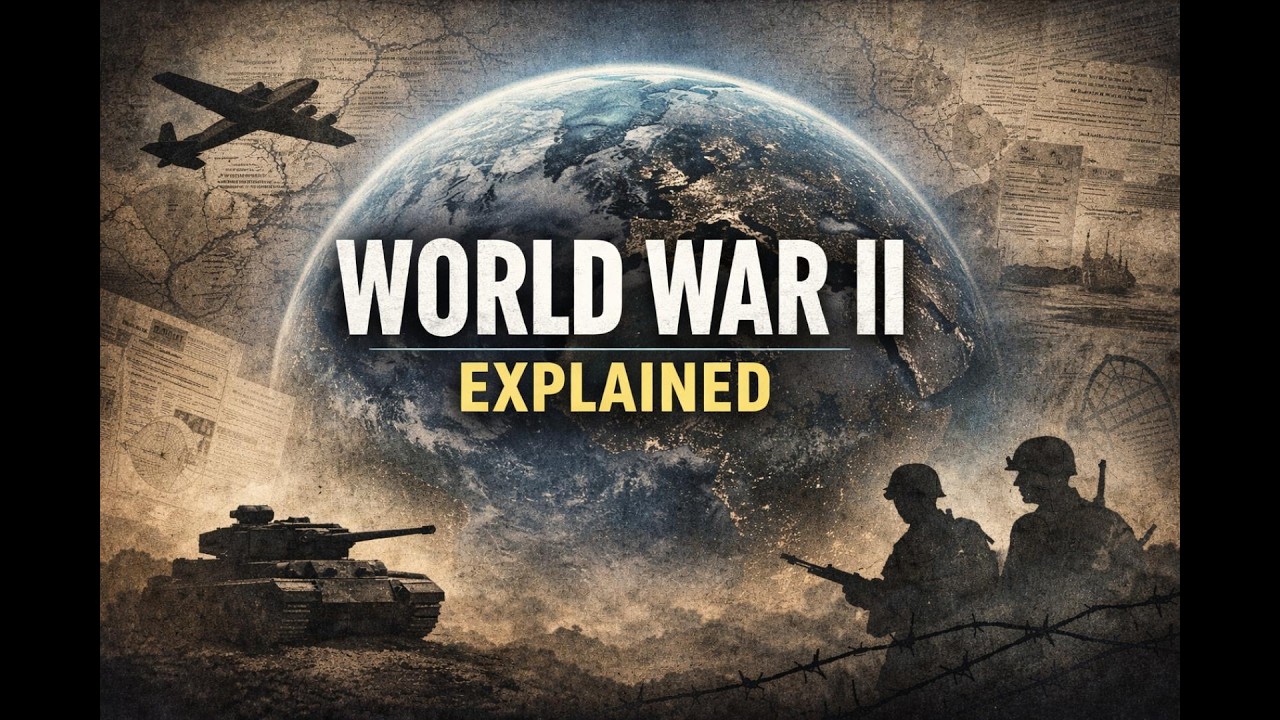 World War II Explained | Easy English With Subtitles