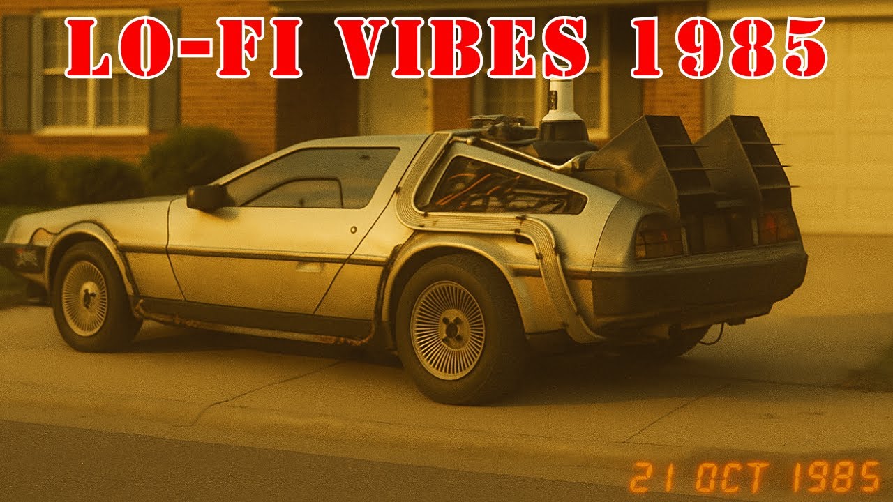 DeLorean 1985 Lo-Fi Vibes | 1 Hour