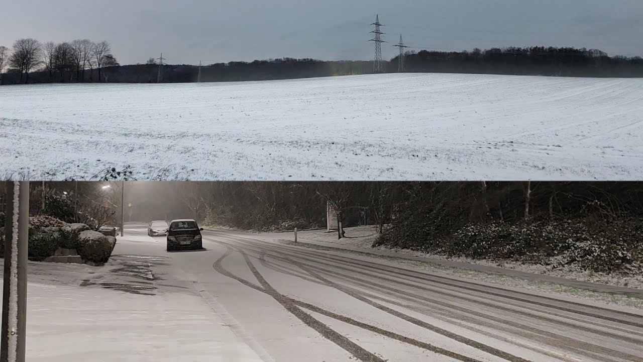 Schauerartige Schneefälle und Glätte am 7. Januar 2026