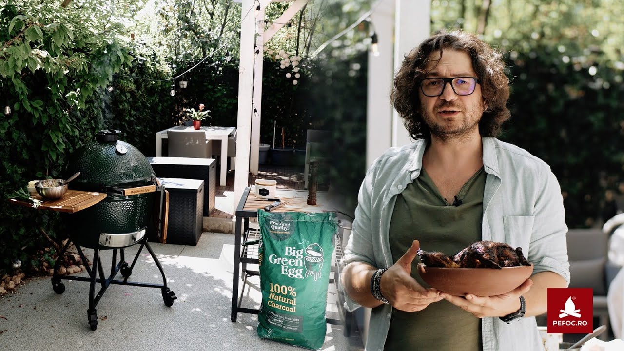 Chef Florin Dumitrescu gătește pui cajun pe grătarul Big Green Egg #reteta1 @ChefFlorinDumitrescu7