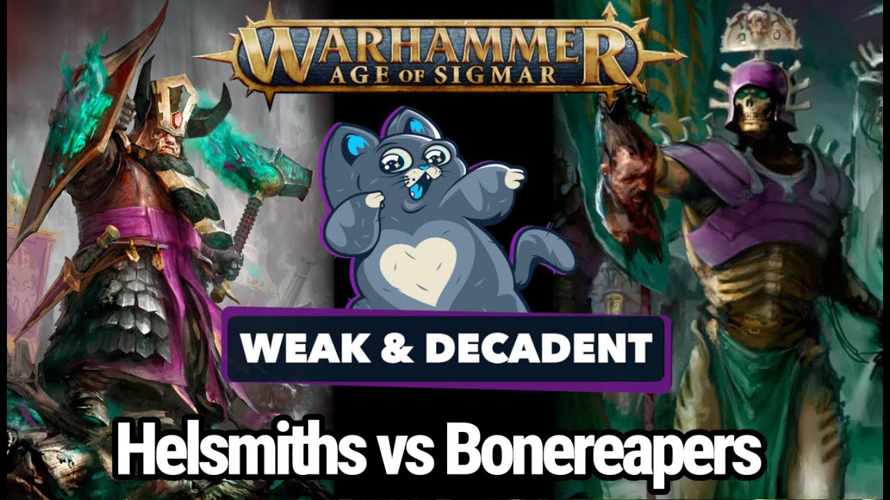 Helsmiths of Hashut vs Ossiarch Bonereapers - Age of Sigmar Battle Report