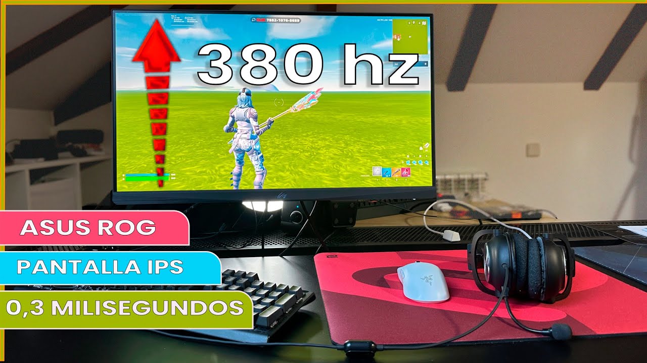 MEJOR MONITOR FORTNITE 360 / 380 HZ o para juegos ASUS ROG XG259 QNS review
