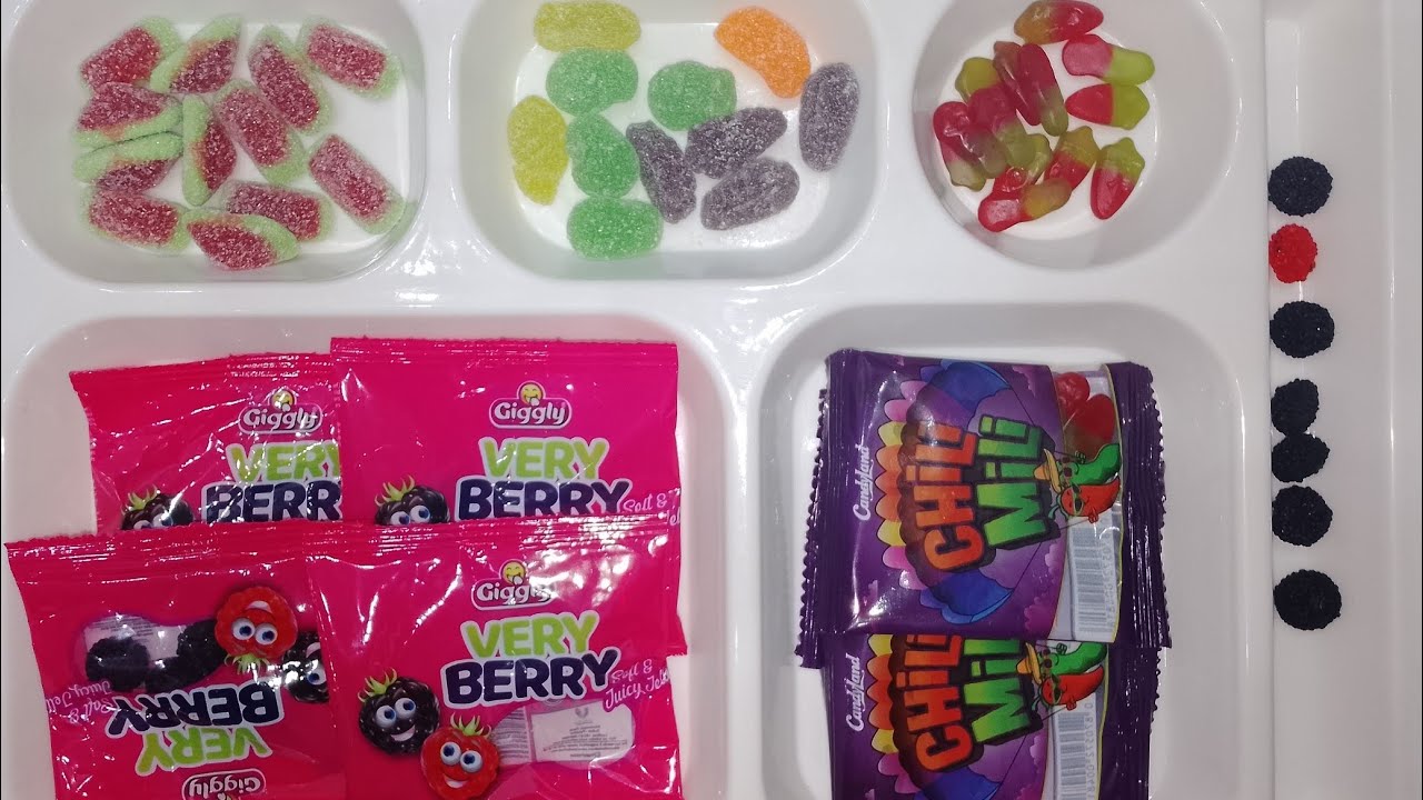 Rainbow 🌈 jelly platter Filling _ Super satisfying!