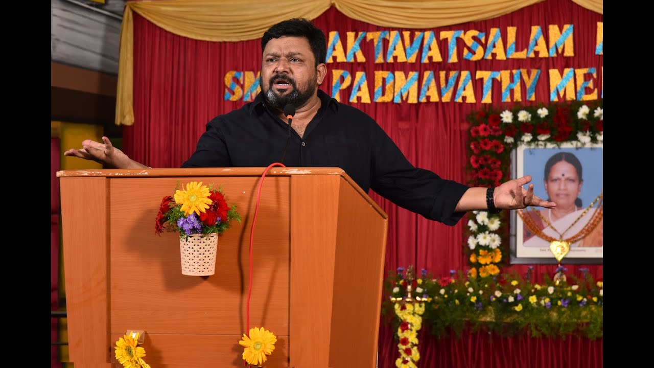Mr. Gopinath(Vijay Tv) Motivational Speech at Bhaktavatsalam Memorial Trust, chennai