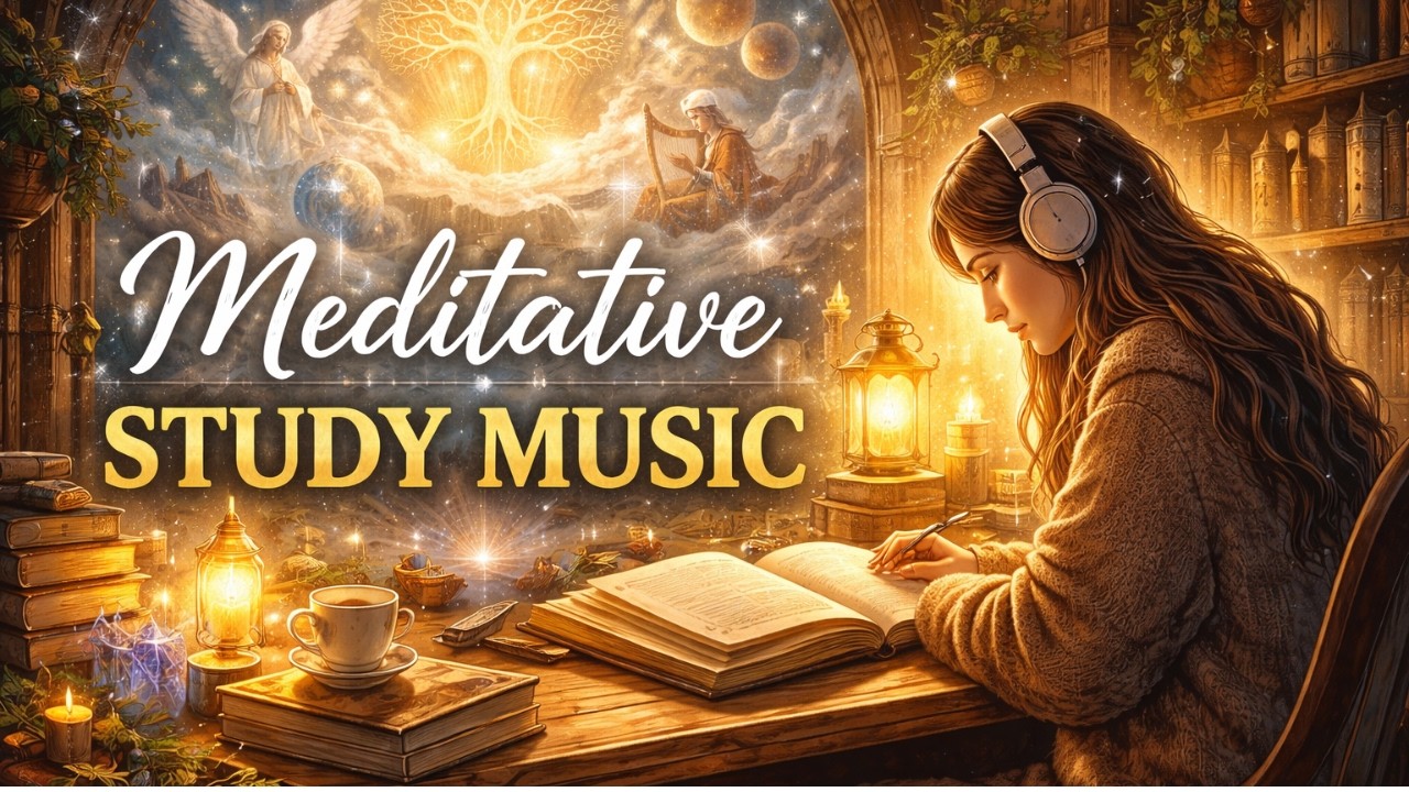 LoFi Study Meditation – 1H Piano & Cordes | Musique Profonde pour Étudier, Se Concentrer & Méditer