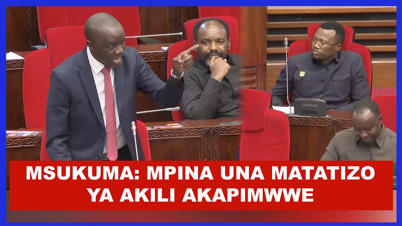 MSUKUMA AMUWAKIA VIKALI MPINA, UNA MATATIZO YA AKILI