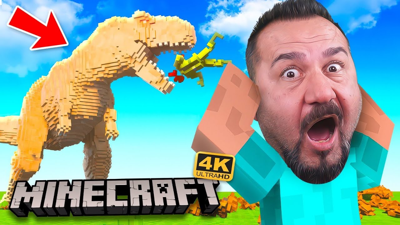 ULTRA GERÇEKÇİ ama ÇAKMA MİNECRAFT T-REX MODU! | TEAR DOWN OYNUYORUZ