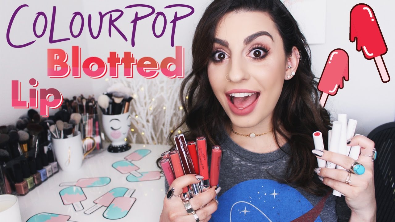 ColourPop Ultra Blotted & Blotted Lip Swatches!