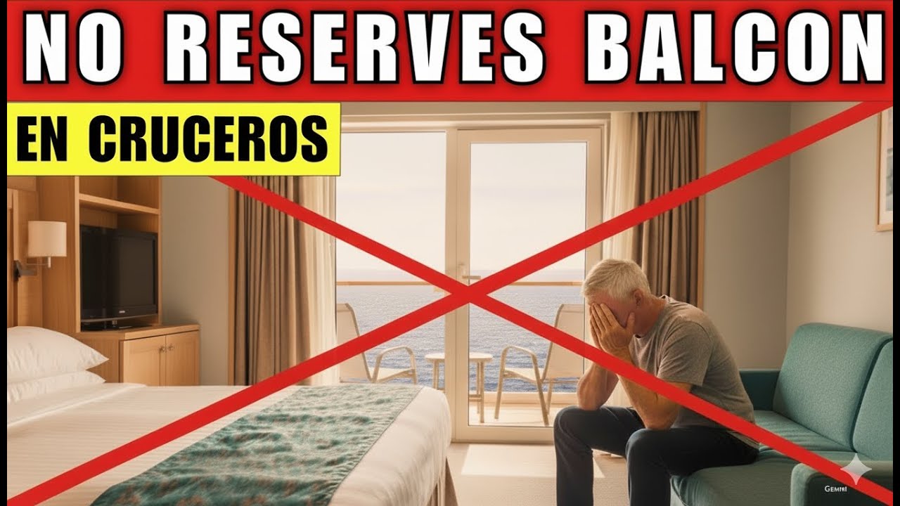 ¿Vale la pena un camarote con BALCÓN en un crucero? 🚢 Mi experiencia real