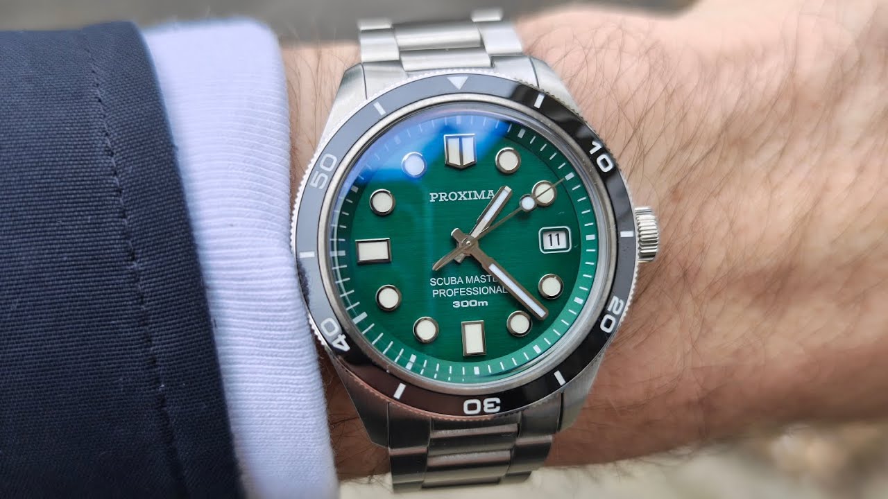 Proxima PX1714 Green Dive Watch - Best Watch On Ali Express. Change my mind!