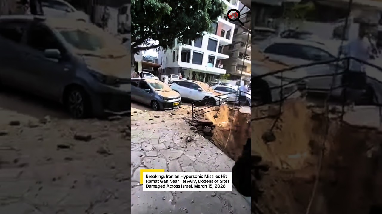 Iranian Hypersonic Missiles Hit Ramat Gan Near Tel Aviv, Dozens of Sites Damaged Across Israel