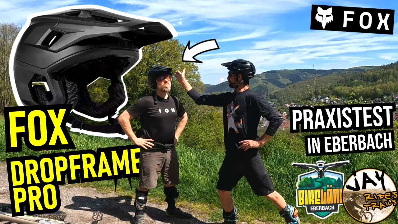 FOX DROPFRAME Pro: Jay Checks Stuff / Praxistest im Bikeländ Eberbach / Mountainbike Helm MTB