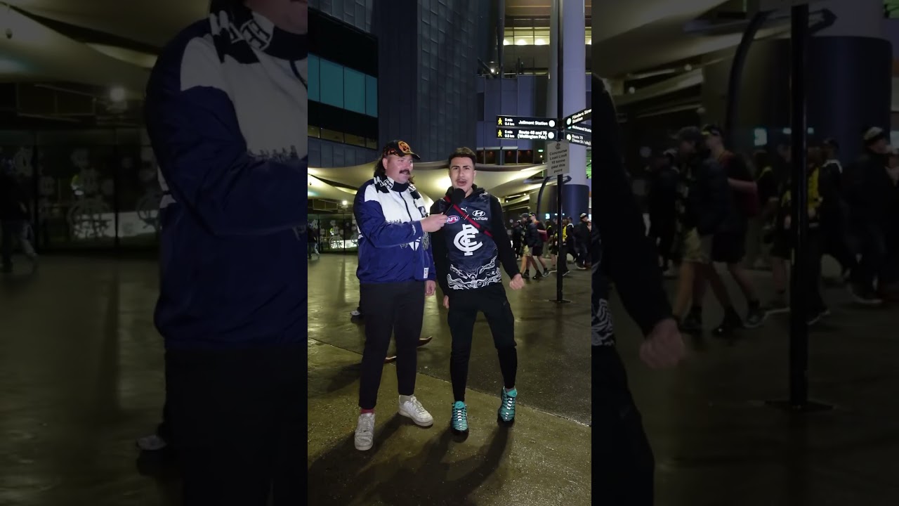 Carlton fans LOVE IT 