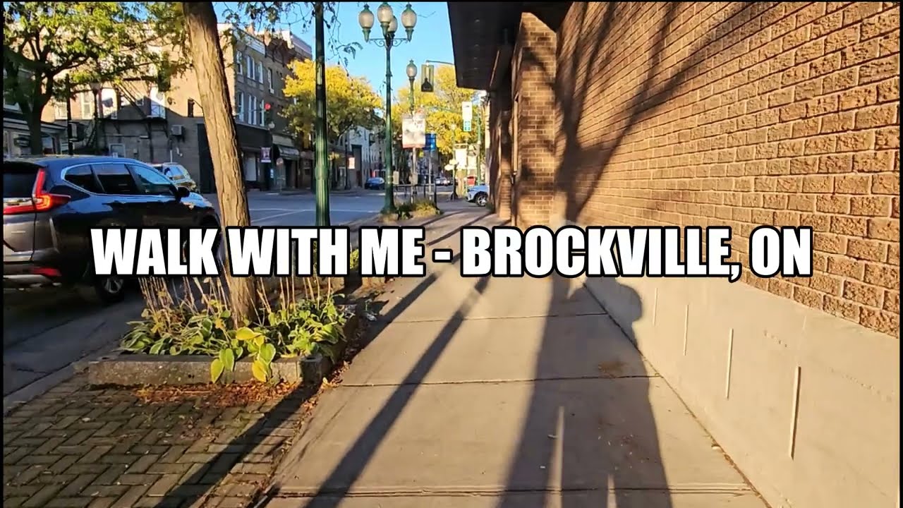 Walk with me in Downtown, BROCKVILLE, ON | BLOCKHOUSE ISLAND | CANADA
