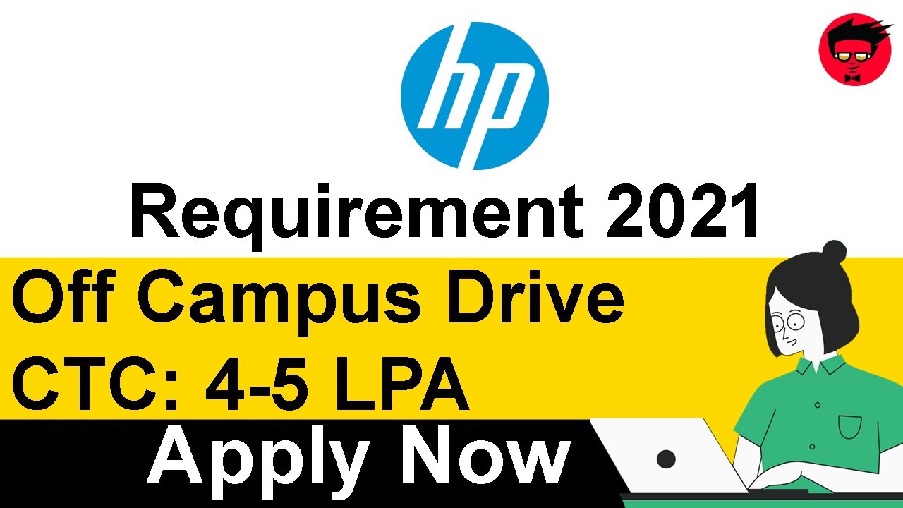 HP Hiring Fresher 2021 batch | off campus hiring | IT Jobs | HP Jobs 2021