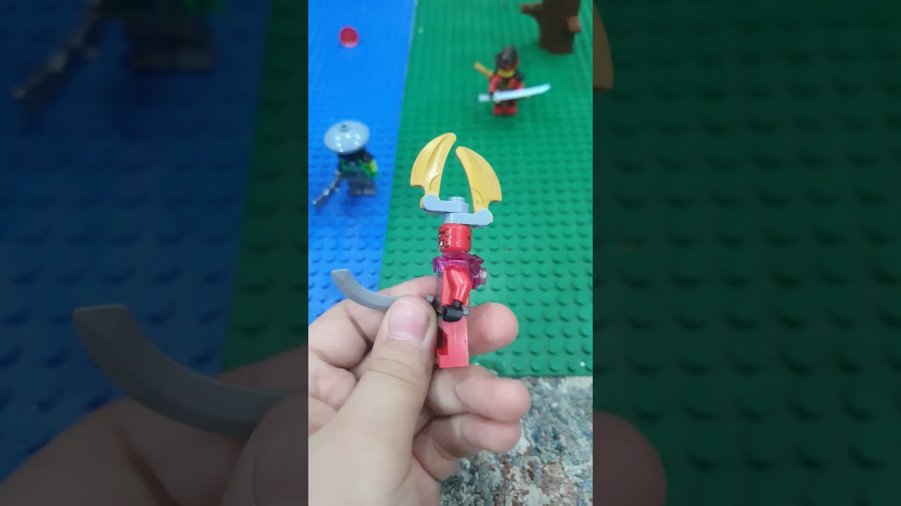 I made the arc dragon of life and a few minifigures from ninjago dragon rising season 