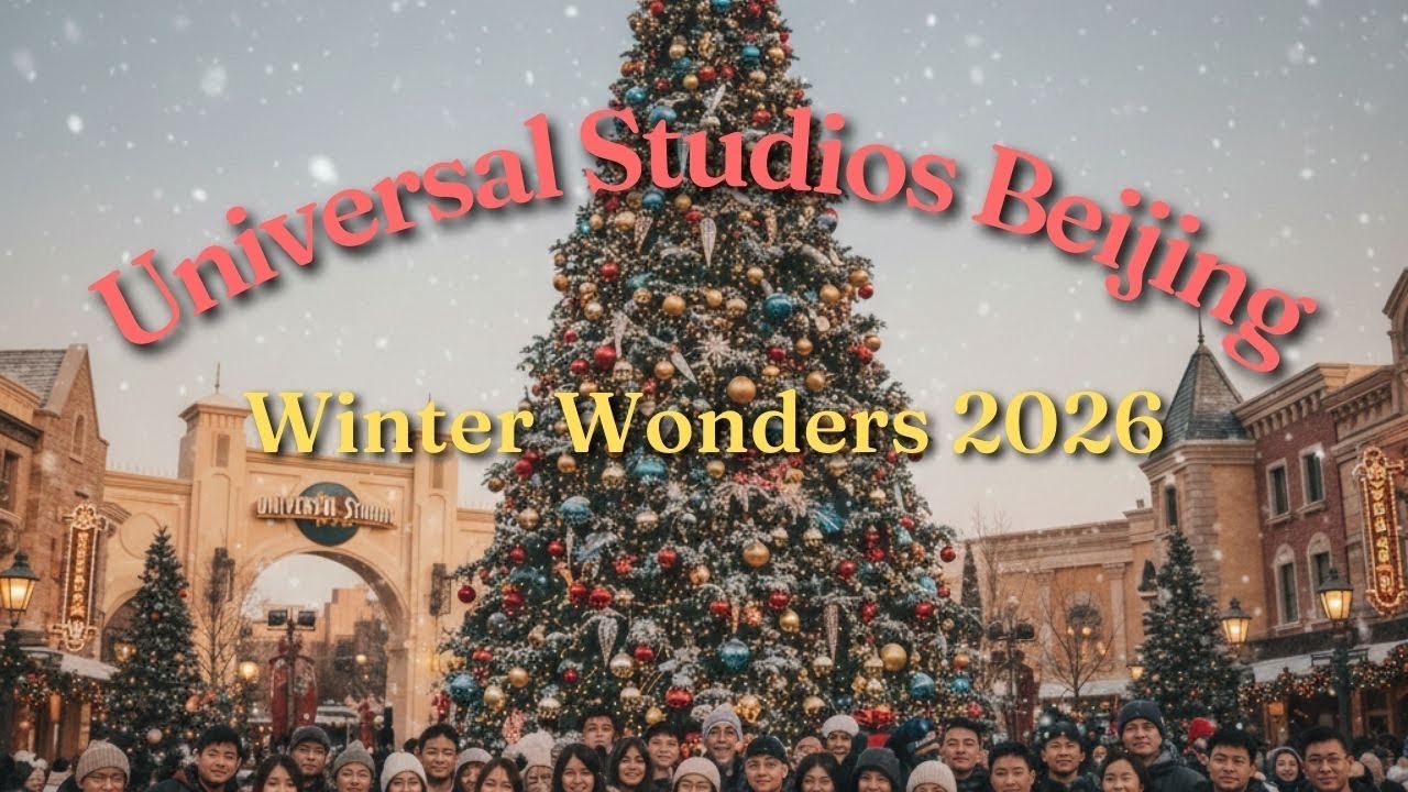 ยูนิเวอร์แซลสตูดิโอ ปักกิ่ง คริสต์มาส 2026🇨🇳 Kung Fu Panda • Harry Potter • Jurassic • Toothless!